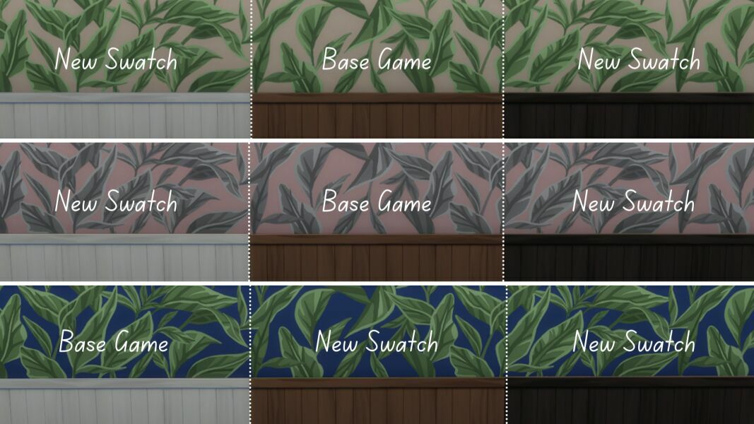 Banana Leaf Expanded 6 sims 4 cc banana leaf expanded 4