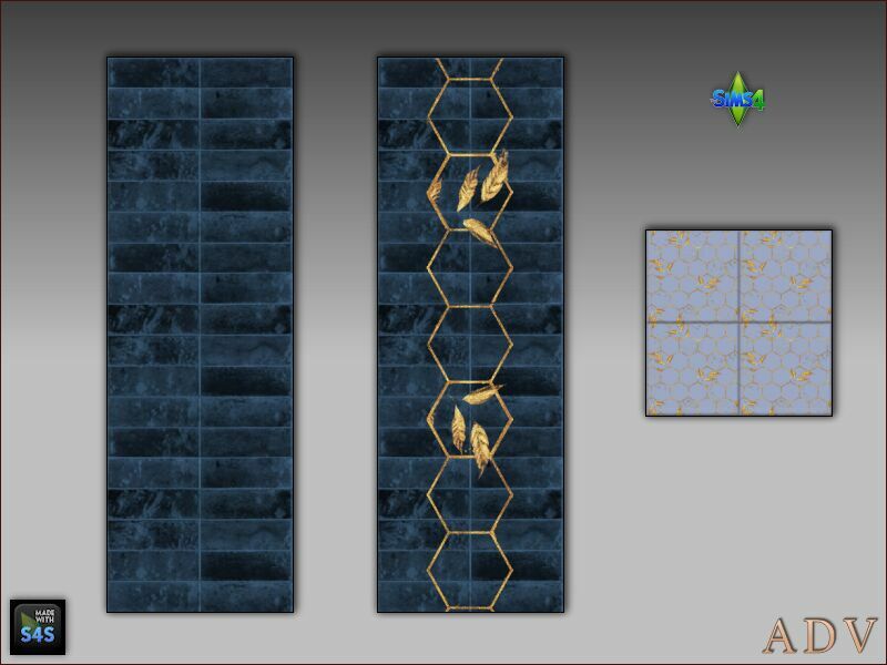 Bath Tiles And Mats 9 sims 4 cc bath tiles and mats 3