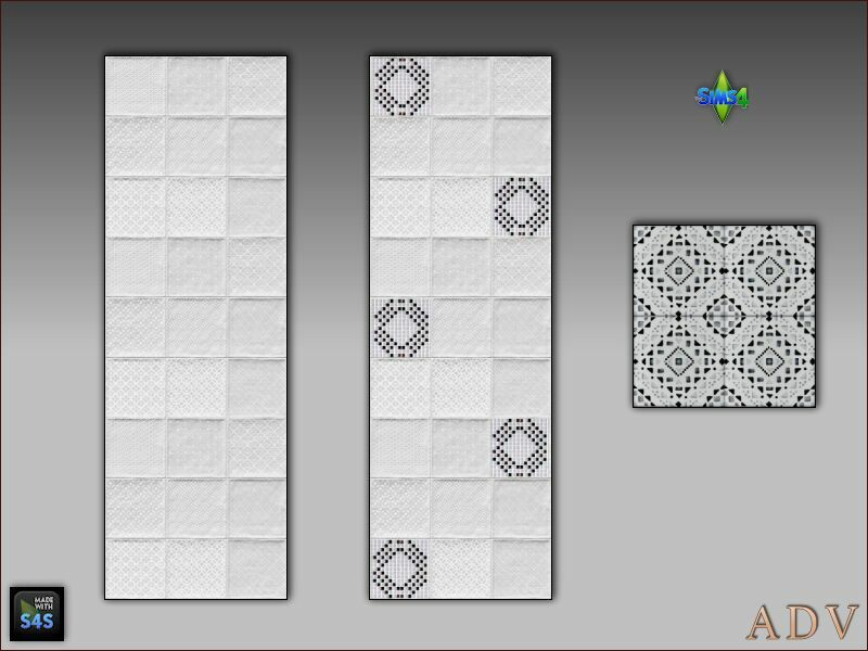 Bath Tiles And Mats 6 sims 4 cc bath tiles and mats 5
