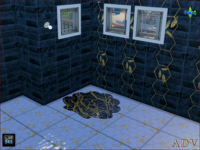 Bath Tiles And Mats 3 sims 4 cc bath tiles and mats 8