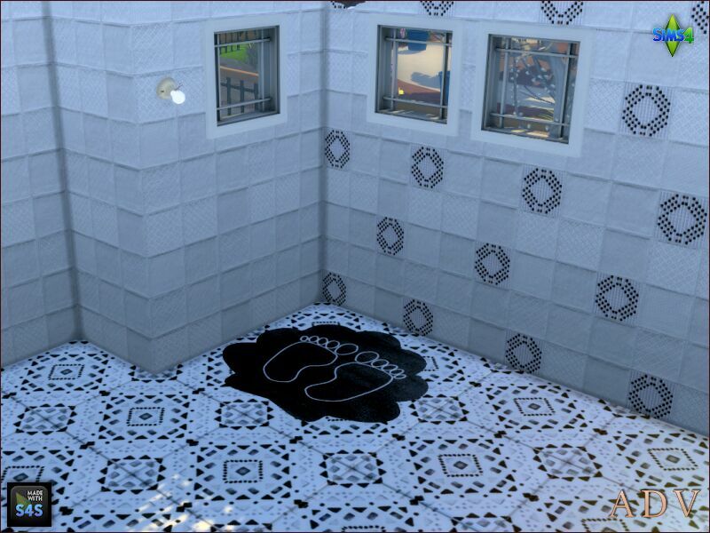 Bath Tiles And Mats 2 sims 4 cc bath tiles and mats 9