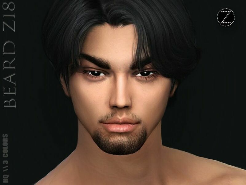 Beard Z18 By Zenx 1 Beard Z18 By Zenx Sims 4 CC