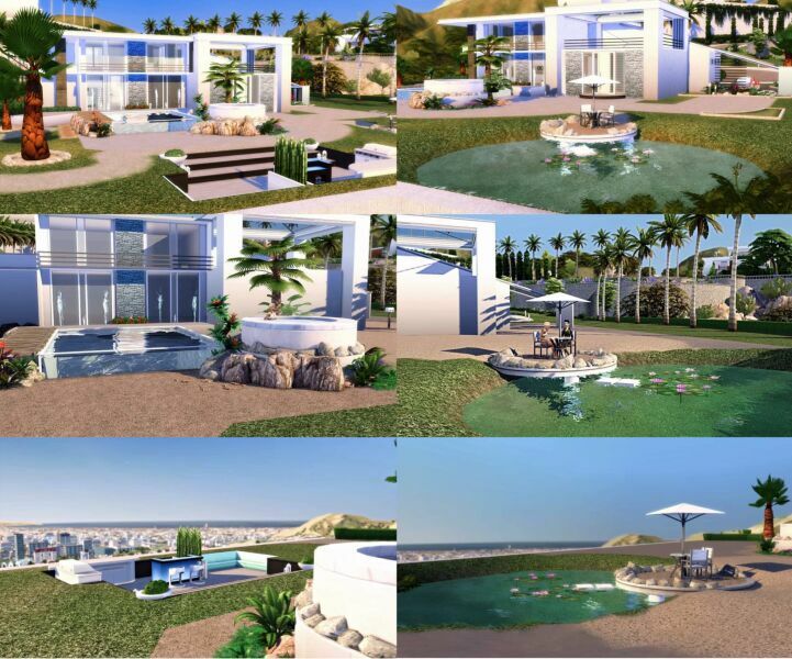 Beverly Hills Villa |CC Free By Mrsbarbiex3 3 sims 4 cc beverly hills villa cc free by mrsbarbiex3 2