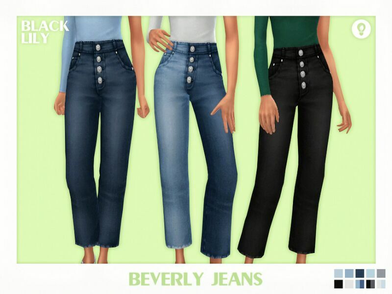 Beverly Jeans 1 Beverly Jeans Sims 4 CC