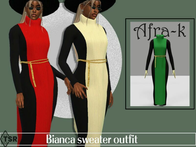 Bianca Turtleneck Sweater Outfit By Akaysims 1 Bianca Turtleneck Sweater Outfit By Akaysims Sims 4 CC