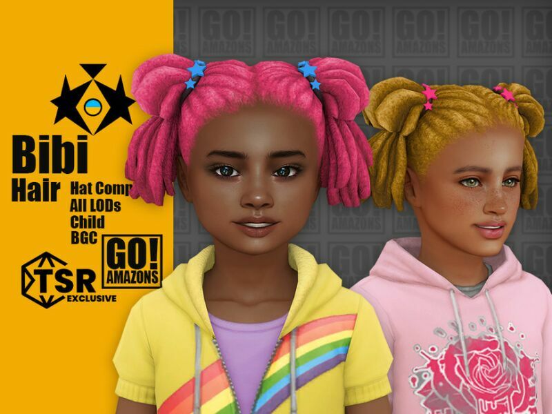 Bibi Hair By Goamazons 1 Bibi Hair By Goamazons Sims 4 CC