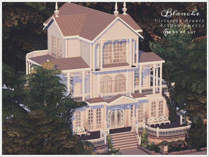 Blanche Victorian Beauty NO CC LOT By Moniamay72 7 sims 4 cc blanche victorian beauty no cc lot by moniamay72 2
