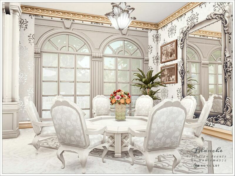 Blanche Victorian Beauty NO CC LOT By Moniamay72 5 sims 4 cc blanche victorian beauty no cc lot by moniamay72 4