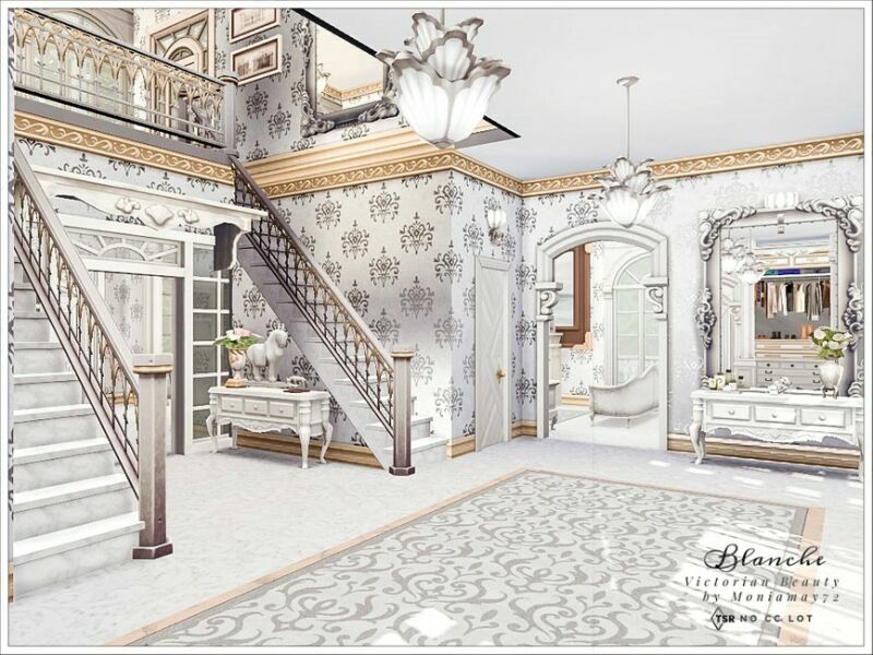 Blanche Victorian Beauty NO CC LOT By Moniamay72 4 sims 4 cc blanche victorian beauty no cc lot by moniamay72 5