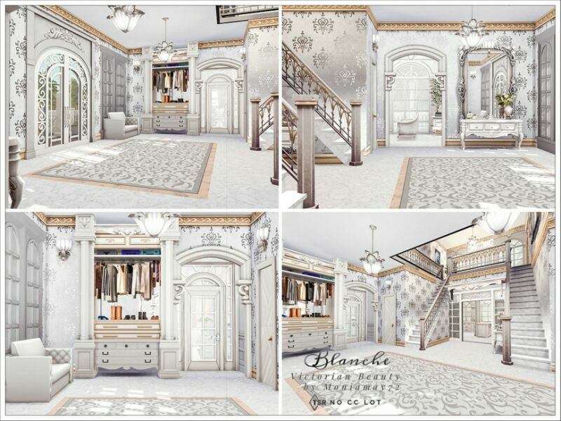 Blanche Victorian Beauty NO CC LOT By Moniamay72 2 sims 4 cc blanche victorian beauty no cc lot by moniamay72 7