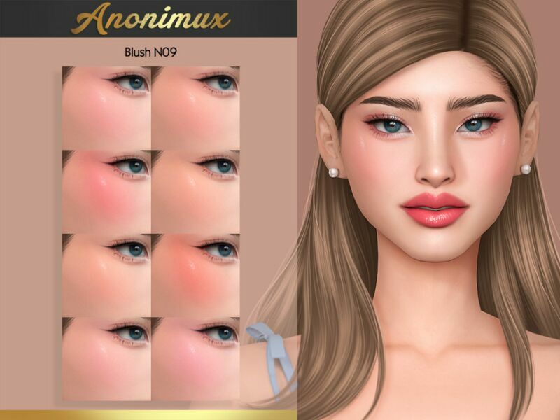Blush N09 1 Blush N09 Sims 4 CC