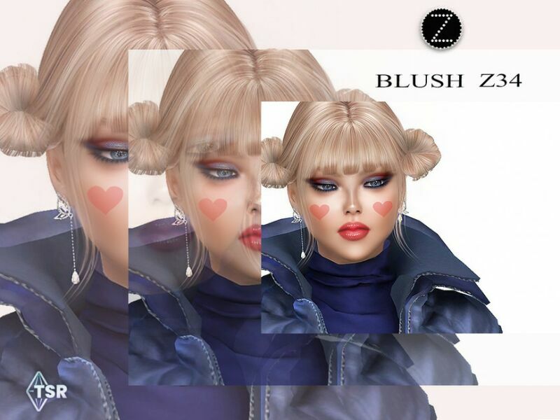 Blush Z34 By Zenx 1 Blush Z34 By Zenx Sims 4 CC