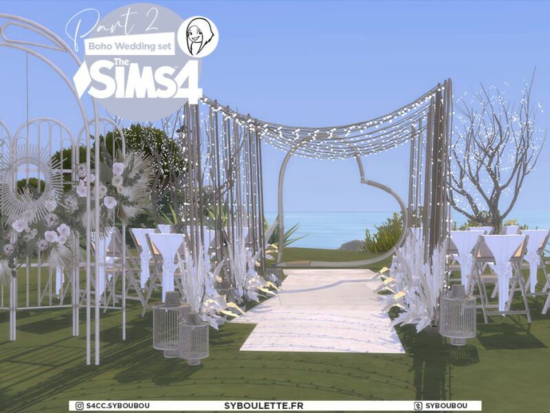 Boho Wedding SET Part 2 By Syboulette 7 sims 4 cc boho wedding set part 2 by syboulette 2