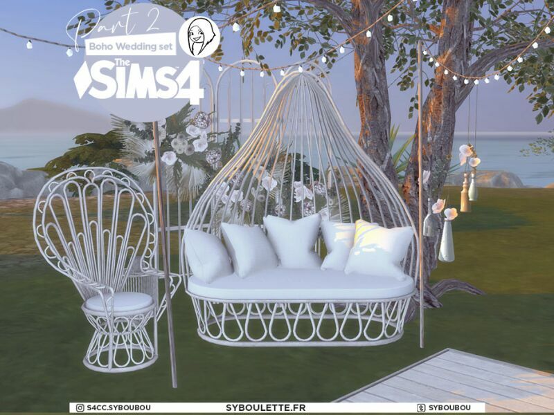 Boho Wedding SET Part 2 By Syboulette 6 sims 4 cc boho wedding set part 2 by syboulette 3