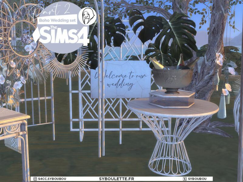 Boho Wedding SET Part 2 By Syboulette 4 sims 4 cc boho wedding set part 2 by syboulette 5