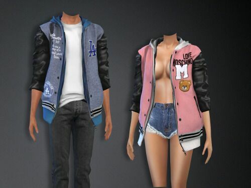Bomber Jacket 1 Bomber Jacket Sims 4 CC