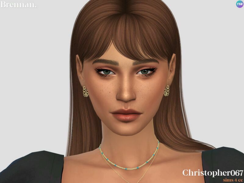 Brennan Earrings By Christopher067 2 sims 4 cc brennan earrings by christopher067 2