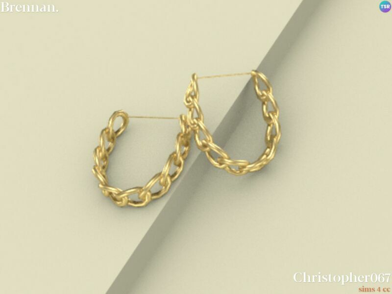 Brennan Earrings By Christopher067 3 sims 4 cc brennan earrings by christopher067 3