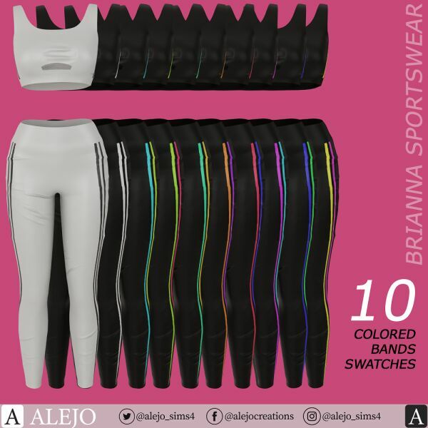Brianna Sportswear 3 sims 4 cc brianna sportswear 3