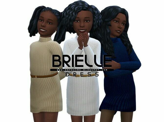 Brielle Sweater Dress 1 Brielle Sweater Dress Sims 4 CC
