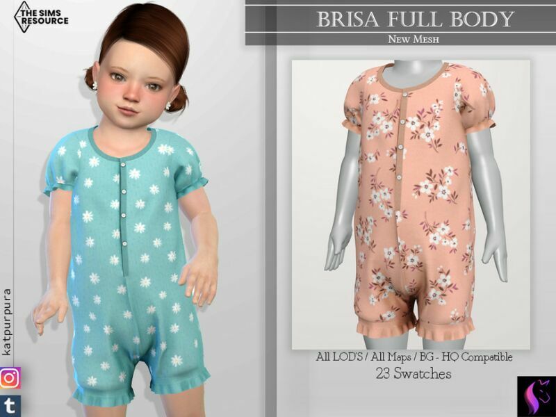 Brisa Full Body By Katpurpura 1 Brisa Full Body By Katpurpura Sims 4 CC