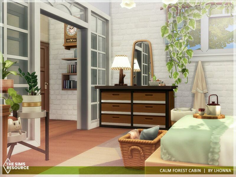 Calm Forest Cabin /NO CC/ By Lhonna 2 sims 4 cc calm forest cabin no cc by lhonna 7