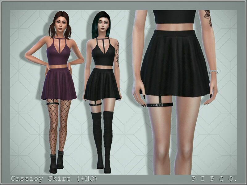 Cassidy Skirt. By Pipco 1 Cassidy Skirt. By Pipco Sims 4 CC