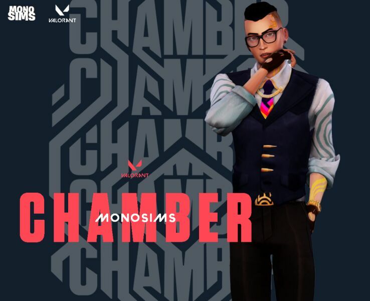 Chamber Valorant Sims By Monosims 4 sims 4 cc chamber valorant sims by monosims 2
