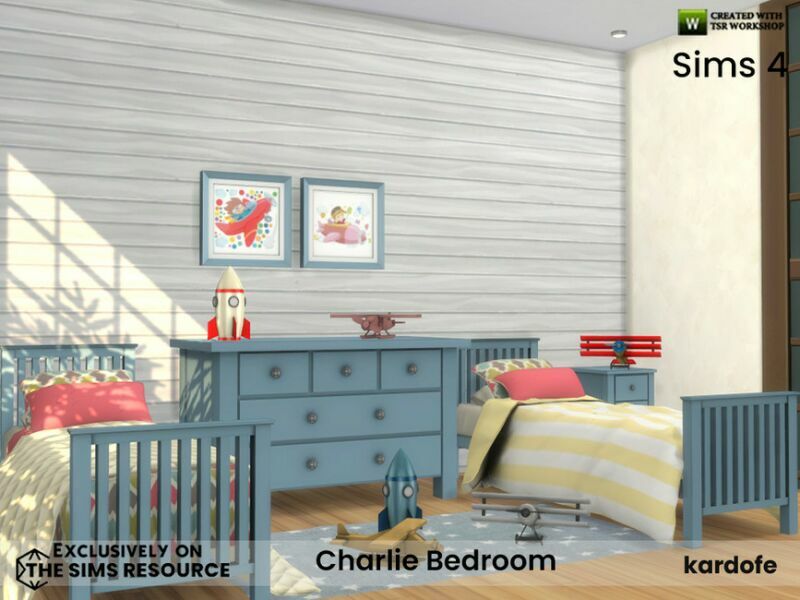 Charlie Bedroom By Kardofe 6 sims 4 cc charlie bedroom by kardofe 3