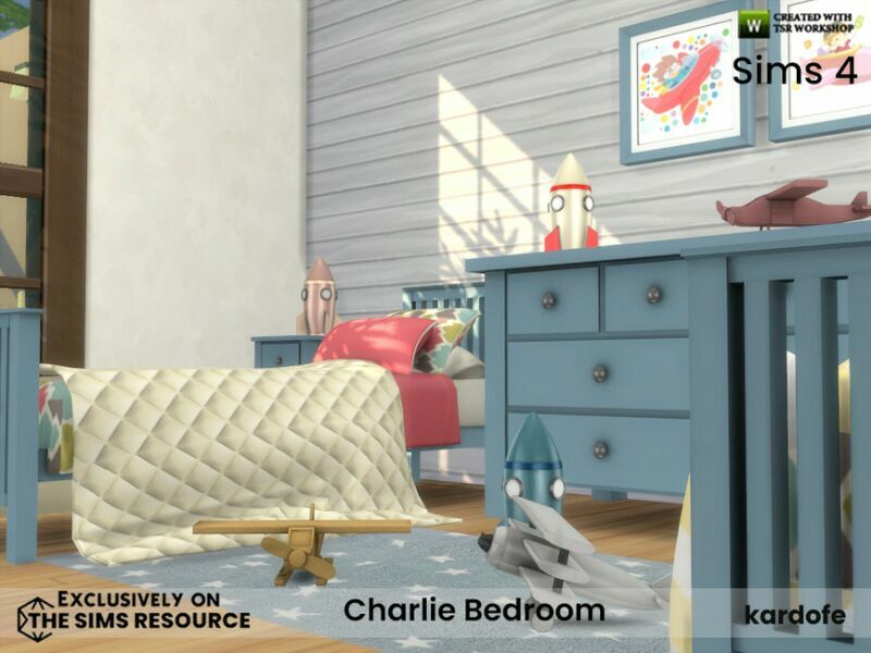 Charlie Bedroom By Kardofe 4 sims 4 cc charlie bedroom by kardofe 4