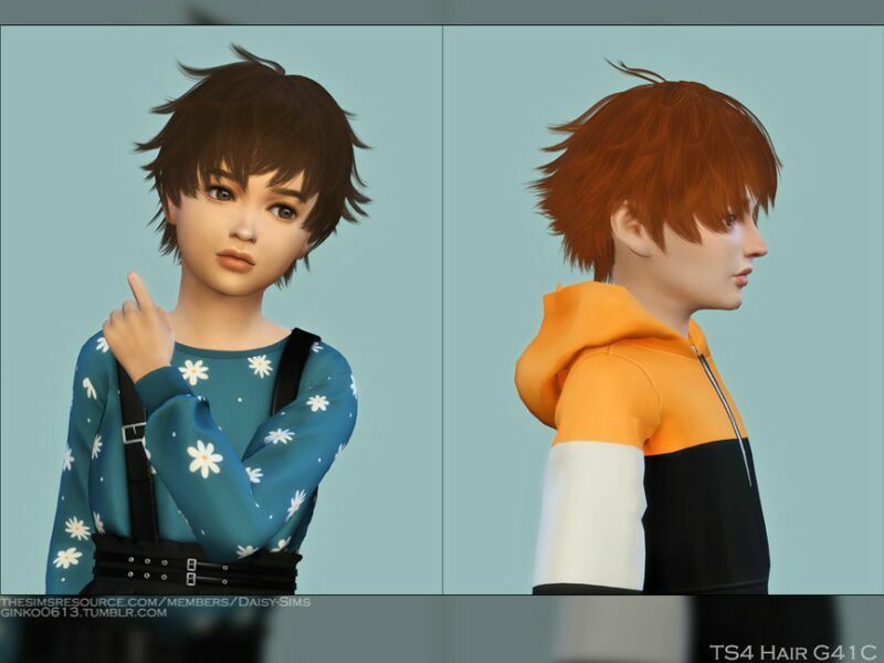 Child Hair G41C By Daisy-Sims 1 Child Hair G41C By Daisy-Sims Sims 4 CC