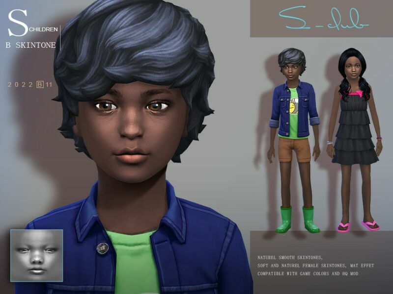 Children Overlay Skintone By S-Club By S-Club 2 sims 4 cc children overlay skintone by s club by s club 2