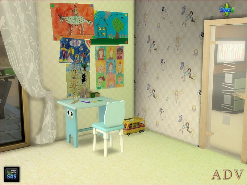 Children Paintings 5 sims 4 cc children paintings 8
