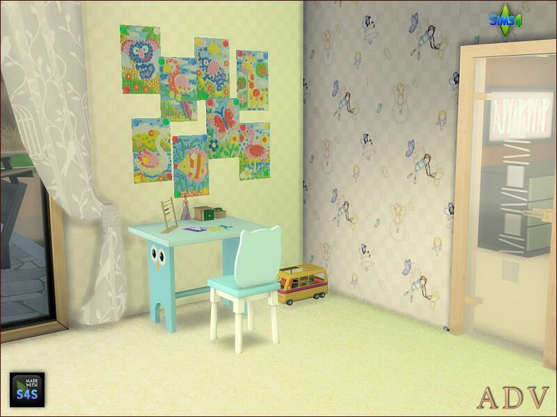 Children Paintings 4 sims 4 cc children paintings 9