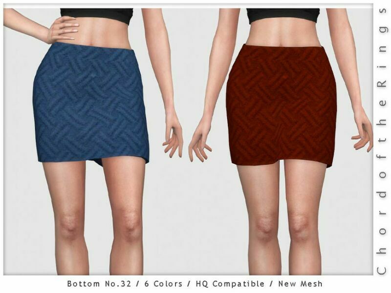 Chordoftherings Bottom NO.32 By Chordoftherings 1 Chordoftherings Bottom NO.32 By Chordoftherings Sims 4 CC