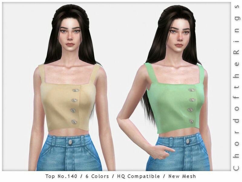 Chordoftherings TOP NO.140 By Chordoftherings 1 Chordoftherings TOP NO.140 By Chordoftherings Sims 4 CC