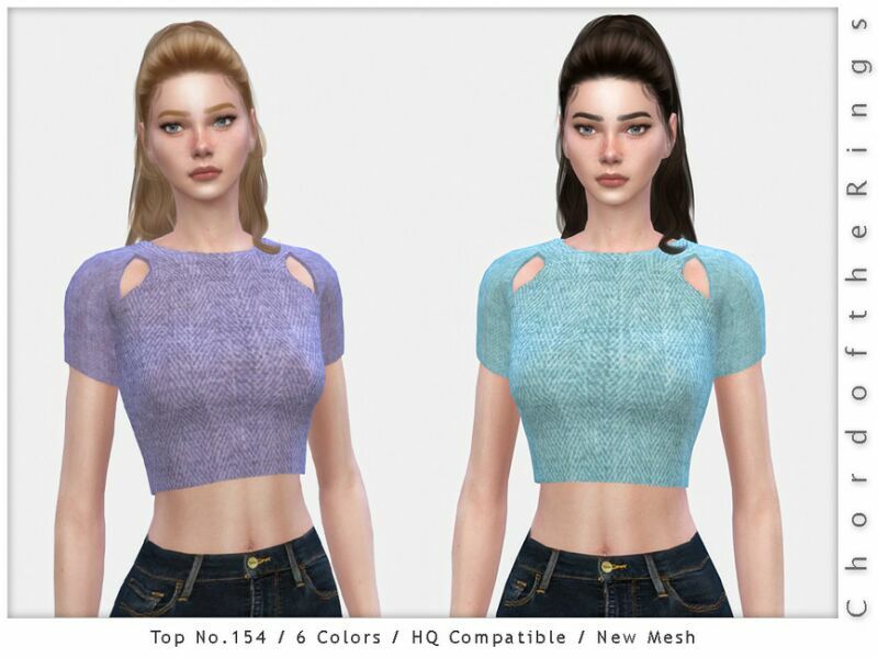 Chordoftherings TOP NO.154 By Chordoftherings 1 Chordoftherings TOP NO.154 By Chordoftherings Sims 4 CC