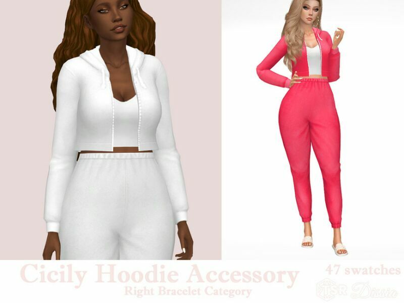 Cicily Hoodie Accessory By Dissia 1 Cicily Hoodie Accessory By Dissia Sims 4 CC