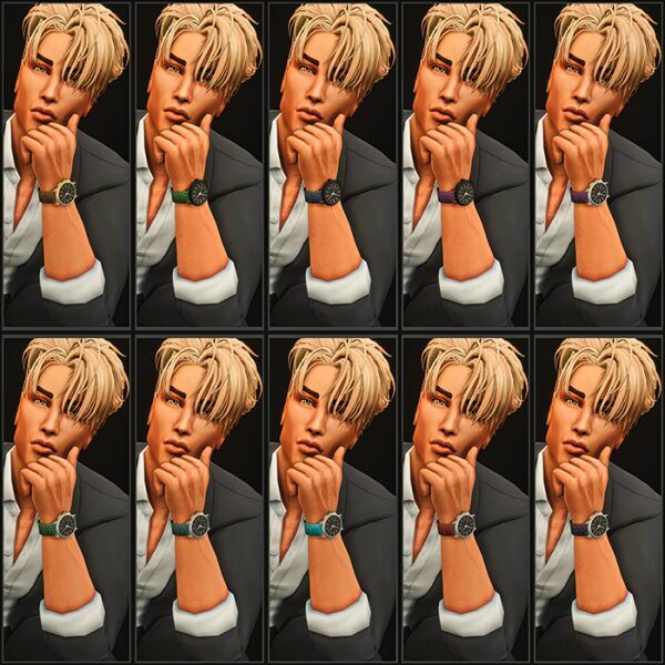 Classic MEN Watch 4 sims 4 cc classic men watch 3