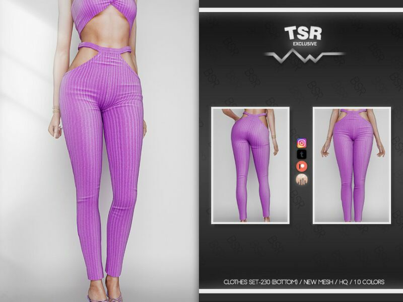 Clothes SET-230 (Bottom) BD718 By Busra-Tr 1 Clothes SET-230 (Bottom) BD718 By Busra-Tr Sims 4 CC