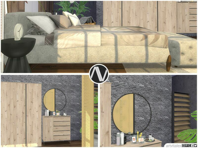 Clovis Bedroom By Artvitalex 4 sims 4 cc clovis bedroom by artvitalex 3