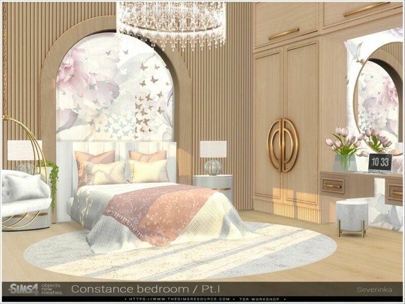 Constance Bedroom PT.I By Severinka_ 4 sims 4 cc constance bedroom pt i by severinka 3