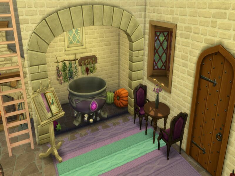 sims 4 cc cottage the sorcerer by susancho93 4