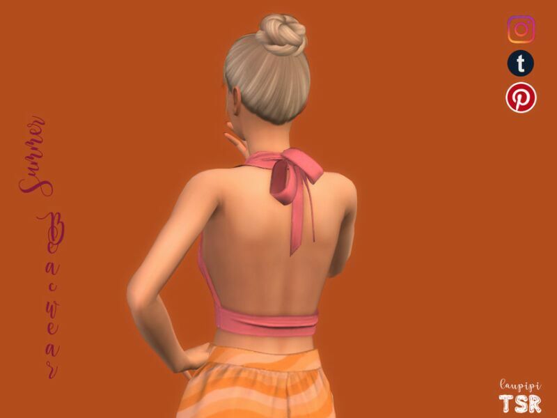 Cropped TOP – TP456 By Laupipi 2 sims 4 cc cropped top tp456 by laupipi 2