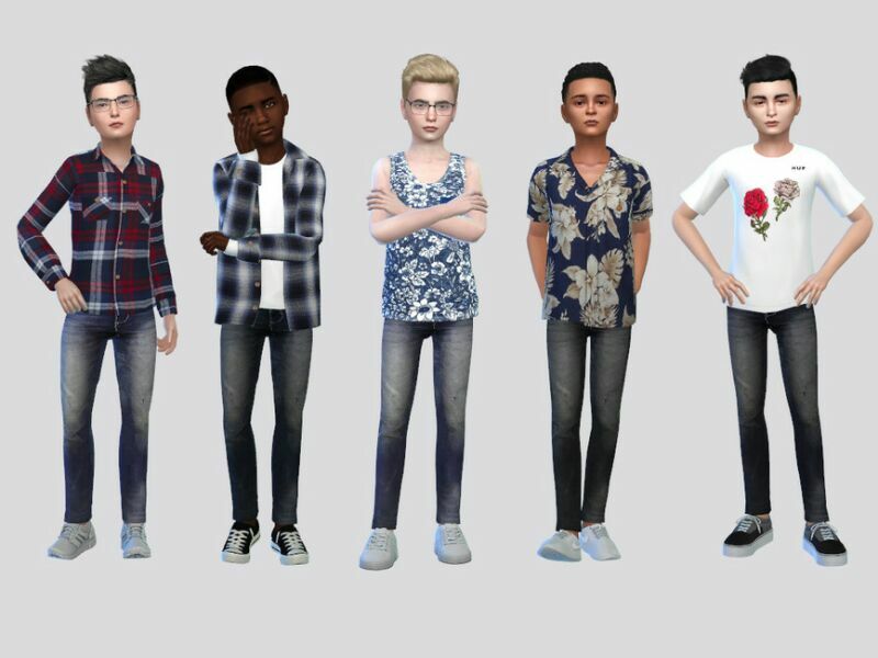 Danny Regular FIT Jeans Boys By Mclaynesims 1 Danny Regular FIT Jeans Boys By Mclaynesims Sims 4 CC