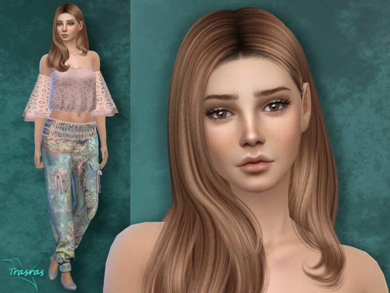 Delphine Durand By Trasras 1 Delphine Durand By Trasras Sims 4 CC