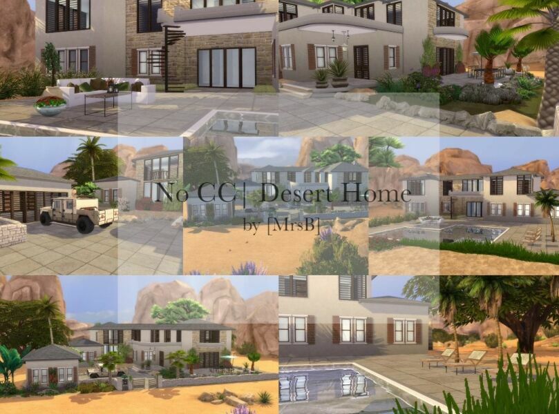 Desert Home |CC Free By Mrsbarbiex3 1 Desert Home |CC Free By Mrsbarbiex3 Sims 4 CC
