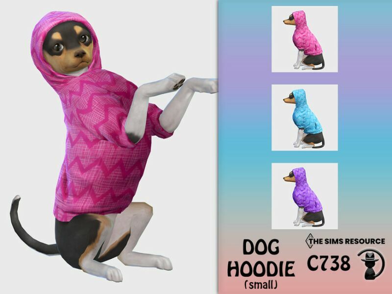 DOG Hoodie C738 By Turksimmer 1 DOG Hoodie C738 By Turksimmer Sims 4 CC