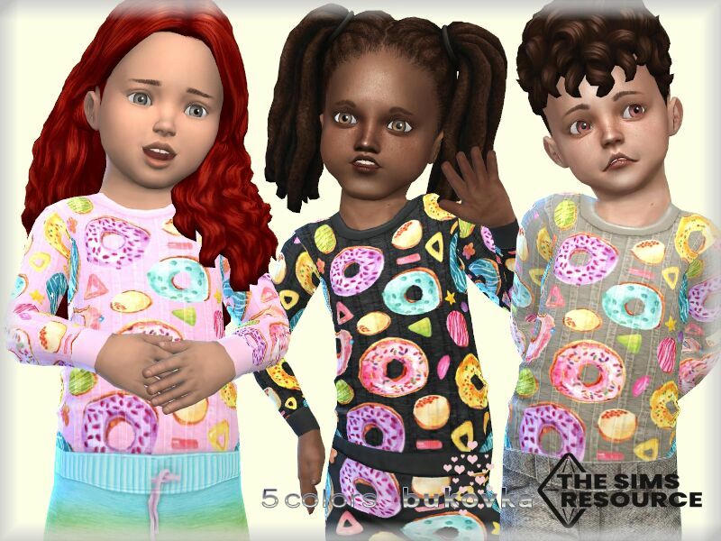 Donut Shirt By Bukovka 1 Donut Shirt By Bukovka Sims 4 CC
