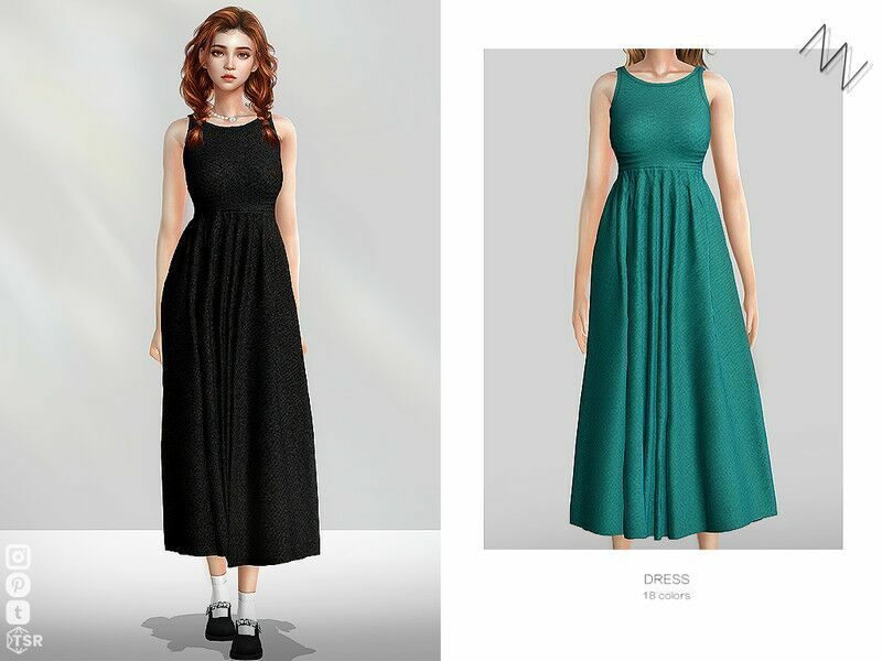 Dress By Znsims 1 Dress By Znsims Sims 4 CC